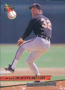 #504 Mark Williamson - Baltimore Orioles - 1993 Ultra Baseball