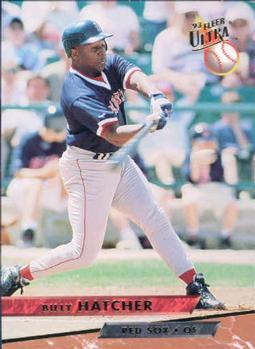 #512 Billy Hatcher - Boston Red Sox - 1993 Ultra Baseball