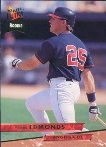#519 Jim Edmonds - California Angels - 1993 Ultra Baseball
