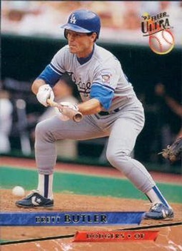 #51 Brett Butler - Los Angeles Dodgers - 1993 Ultra Baseball