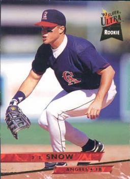 #525 J.T. Snow - California Angels - 1993 Ultra Baseball