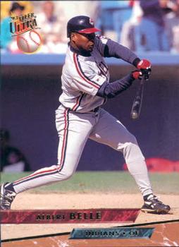 #538 Albert Belle - Cleveland Indians - 1993 Ultra Baseball