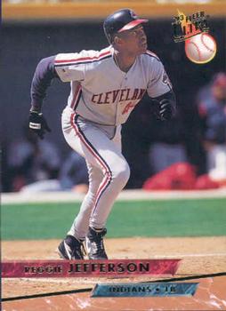 #541 Reggie Jefferson - Cleveland Indians - 1993 Ultra Baseball
