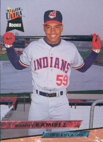 #545 Manny Ramirez - Cleveland Indians - 1993 Ultra Baseball
