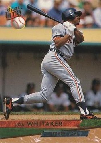 #555 Lou Whitaker - Detroit Tigers - 1993 Ultra Baseball