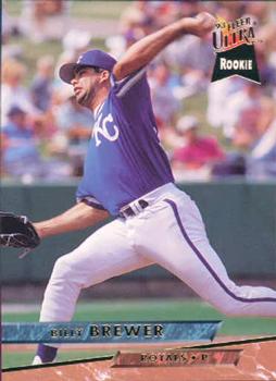 #557 Billy Brewer - Kansas City Royals - 1993 Ultra Baseball