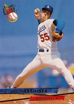 #55 Orel Hershiser - Los Angeles Dodgers - 1993 Ultra Baseball