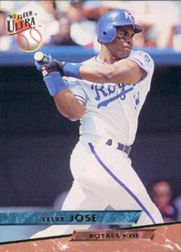 #562 Felix Jose - Kansas City Royals - 1993 Ultra Baseball