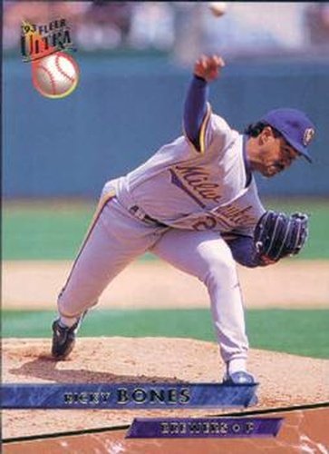 #568 Ricky Bones - Milwaukee Brewers - 1993 Ultra Baseball