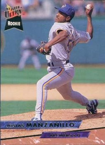 #574 Josias Manzanillo - Milwaukee Brewers - 1993 Ultra Baseball