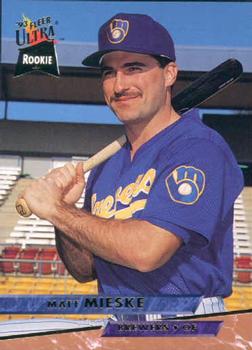 #575 Matt Mieske - Milwaukee Brewers - 1993 Ultra Baseball