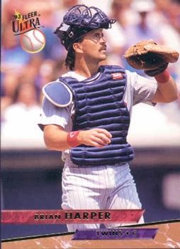 #582 Brian Harper - Minnesota Twins - 1993 Ultra Baseball