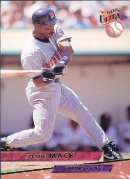 #585 Shane Mack - Minnesota Twins - 1993 Ultra Baseball