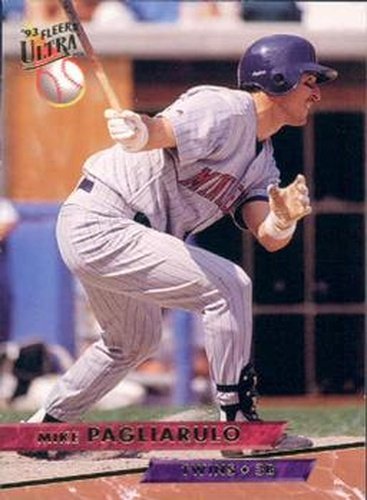 #587 Mike Pagliarulo - Minnesota Twins - 1993 Ultra Baseball