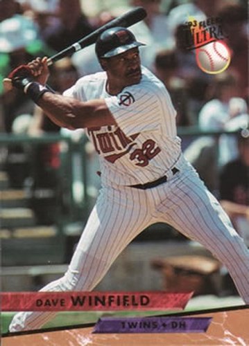 #589 Dave Winfield - Minnesota Twins - 1993 Ultra Baseball