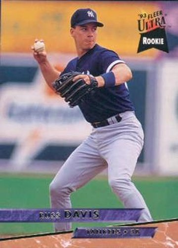 #592 Russ Davis - New York Yankees - 1993 Ultra Baseball