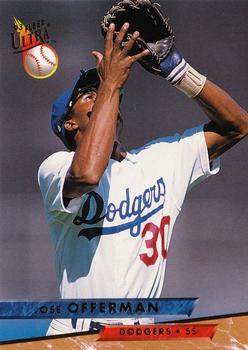 #59 Jose Offerman - Los Angeles Dodgers - 1993 Ultra Baseball