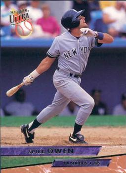 #600 Spike Owen - New York Yankees - 1993 Ultra Baseball