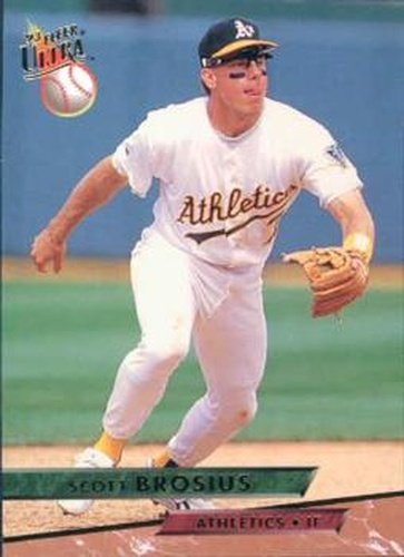 #603 Scott Brosius - Oakland Athletics - 1993 Ultra Baseball