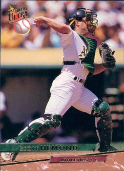 #607 Scott Hemond - Oakland Athletics - 1993 Ultra Baseball