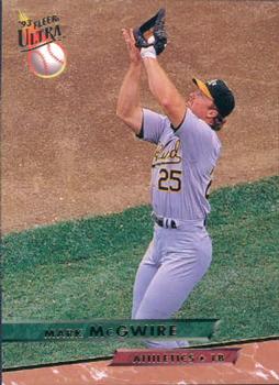 #609 Mark McGwire - Oakland Athletics - 1993 Ultra Baseball