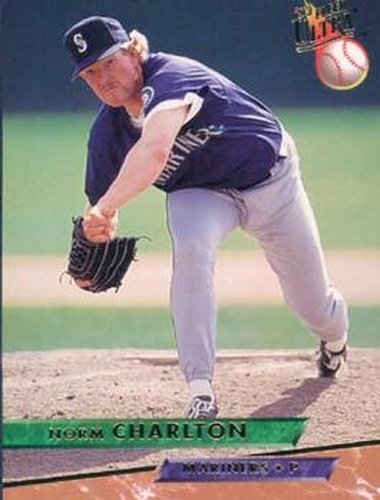 #615 Norm Charlton - Seattle Mariners - 1993 Ultra Baseball