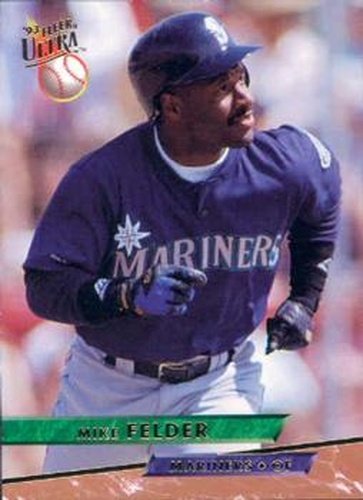 #618 Mike Felder - Seattle Mariners - 1993 Ultra Baseball