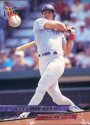 #627 Jose Canseco - Texas Rangers - 1993 Ultra Baseball