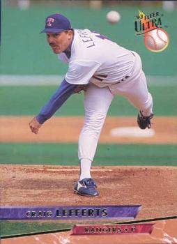 #632 Craig Lefferts - Texas Rangers - 1993 Ultra Baseball