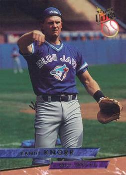 #643 Randy Knorr - Toronto Blue Jays - 1993 Ultra Baseball