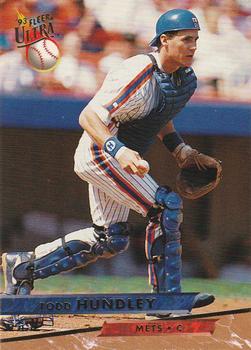 #75 Todd Hundley - New York Mets - 1993 Ultra Baseball