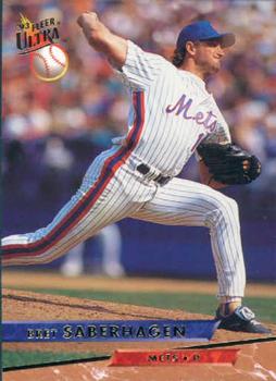 #79 Bret Saberhagen - New York Mets - 1993 Ultra Baseball