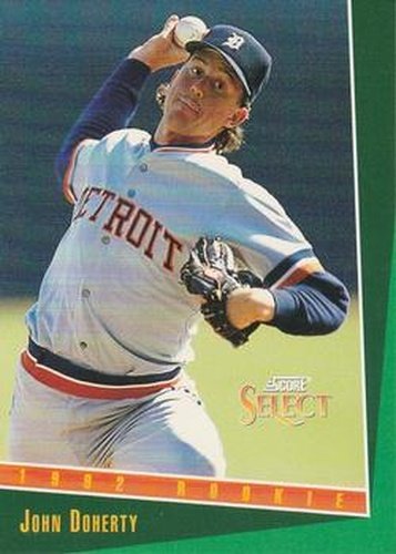 #298 John Doherty - Detroit Tigers - 1993 Select Baseball