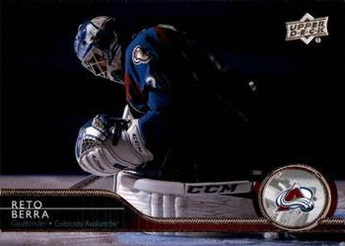 #298 Reto Berra - Colorado Avalanche - 2014-15 Upper Deck Hockey