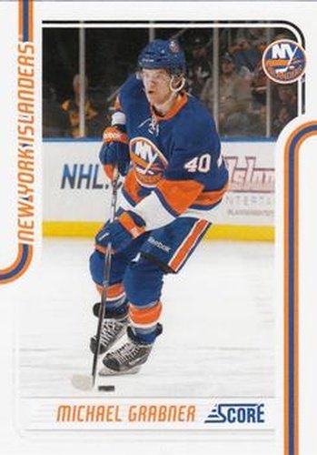 #298 Michael Grabner - New York Islanders - 2011-12 Score Hockey