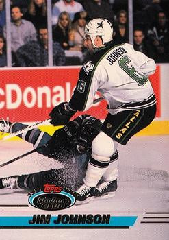 #298 Jim Johnson - Dallas Stars - 1993-94 Stadium Club Hockey