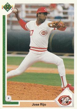 #298 Jose Rijo - Cincinnati Reds - 1991 Upper Deck Baseball