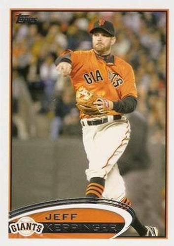 #298 Jeff Keppinger - San Francisco Giants - 2012 Topps Baseball