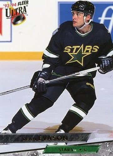 #298 Dean Evason - Dallas Stars - 1993-94 Ultra Hockey