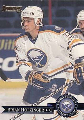 #298 Brian Holzinger - Buffalo Sabres - 1995-96 Donruss Hockey