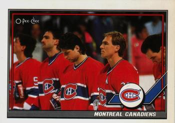 #298 Montreal Canadiens - Montreal Canadiens - 1991-92 O-Pee-Chee Hockey