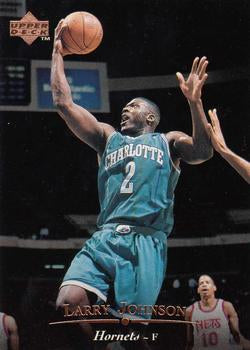 #298 Larry Johnson - Charlotte Hornets - 1995-96 Upper Deck Basketball