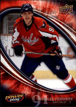 #298 Sergei Fedorov - Washington Capitals - 2008-09 Upper Deck Power Play Box Set Hockey