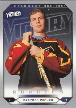 #298 Braydon Coburn - Atlanta Thrashers - 2005-06 Upper Deck Victory Hockey