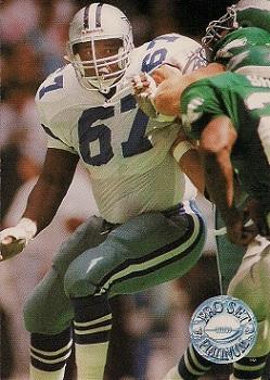 #298 Russell Maryland - Dallas Cowboys - 1991 Pro Set Platinum Football