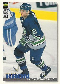 #298 Robert Kron - Hartford Whalers - 1995-96 Collector's Choice Hockey