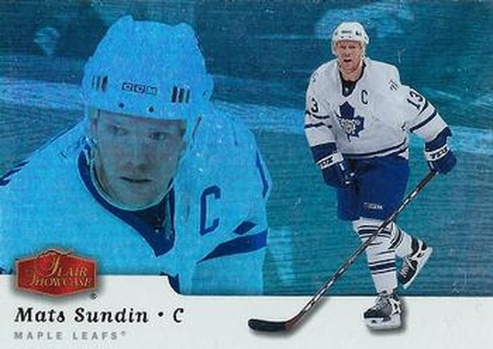#298 Mats Sundin - Toronto Maple Leafs - 2006-07 Flair Showcase Hockey