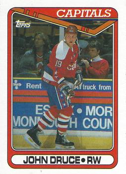 #298 John Druce - Washington Capitals - 1990-91 Topps Hockey