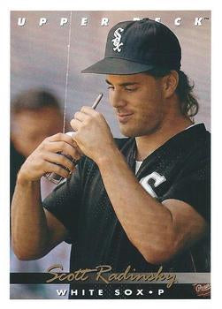 #298 Scott Radinsky - Chicago White Sox - 1993 Upper Deck Baseball