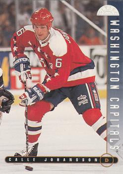 #298 Calle Johansson - Washington Capitals - 1995-96 Leaf Hockey